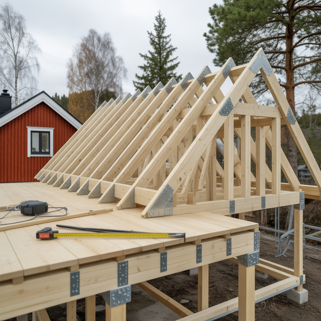 takstolar i smahus guide till dimensionering och montage