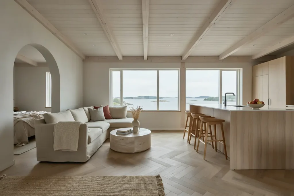 ombyggnad och renovering av sommarhus med ny planl sning i sm gen bohusl n
