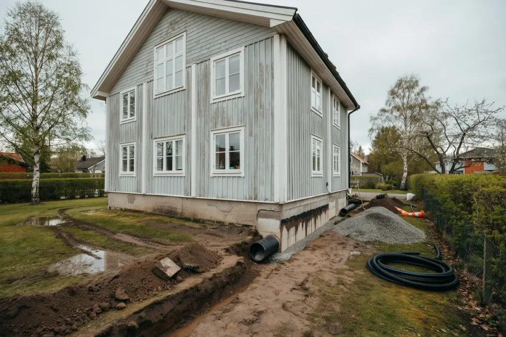 dr nera husgrund tecken p fuktproblem r tt metod och vad arbetet kostar