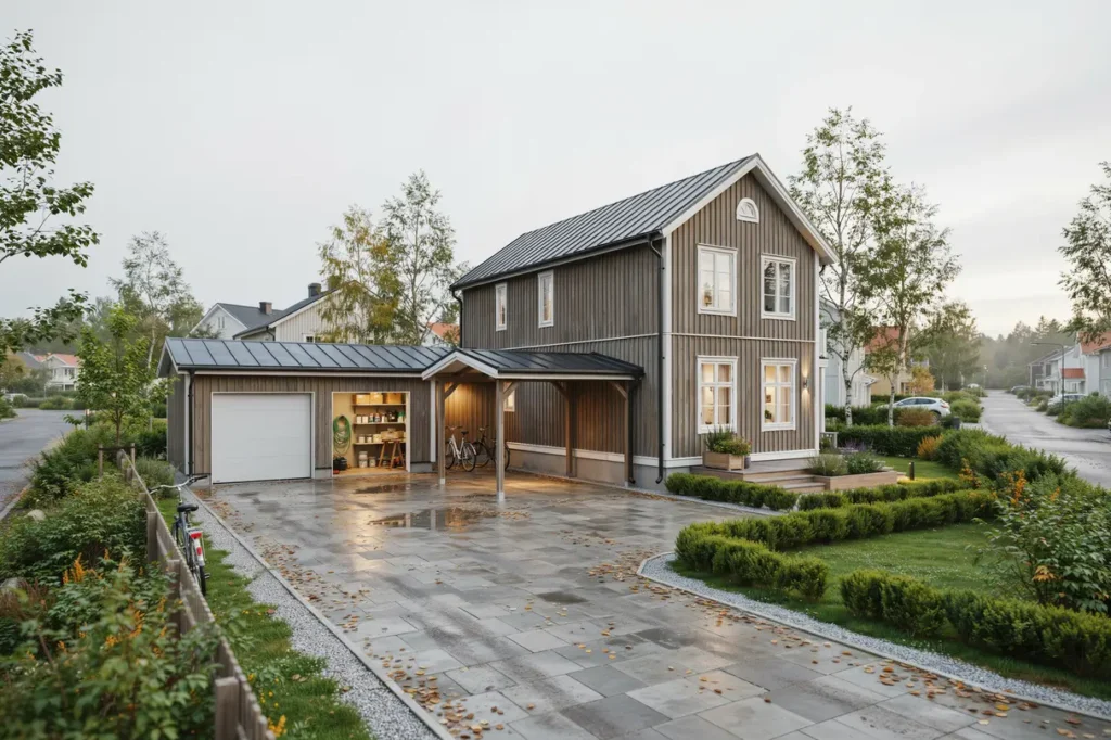 carport eller garage med f rr d s planerar du en l sning som passar huset och vardagen